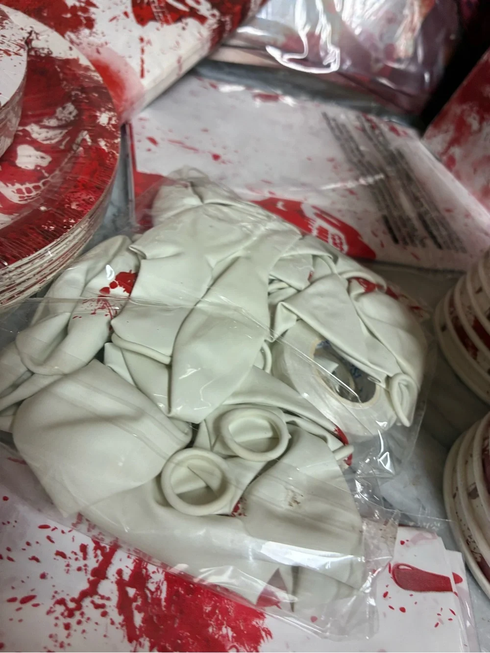 Blood-Splatter Halloween Party Tableware/ Decor Set